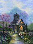 Irish Church and Garden-Bonnie B. Cook-Framed Giclee Print