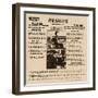 Bonnie & Clyde Wanted Poster-null-Framed Art Print