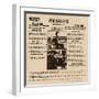 Bonnie & Clyde Wanted Poster-null-Framed Art Print