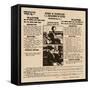 Bonnie & Clyde Wanted Poster-null-Framed Stretched Canvas