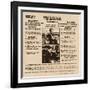 Bonnie & Clyde Wanted Poster-null-Framed Art Print