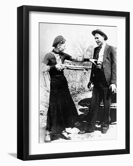 Bonnie & Clyde-null-Framed Art Print