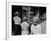 Bonnie, Jeanie, and Shirley Laughlin, After New Hair Styles-Stan Wayman-Framed Photographic Print