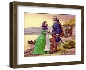 Bonnie Prince Charles and Flora Macdonald-Pat Nicolle-Framed Giclee Print