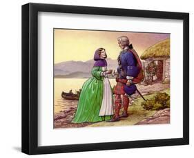 Bonnie Prince Charles and Flora Macdonald-Pat Nicolle-Framed Giclee Print