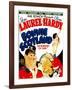 Bonnie Scotland, Oliver Hardy, June Lang, Stan Laurel on Window Card, 1935-null-Framed Photo