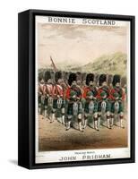 Bonnie Scotland, Sheet Music Cover, C1860-T Packer-Framed Stretched Canvas