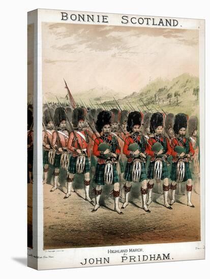 Bonnie Scotland, Sheet Music Cover, C1860-T Packer-Stretched Canvas