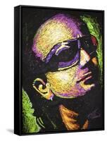 Bono Drip 002-Rock Demarco-Framed Stretched Canvas