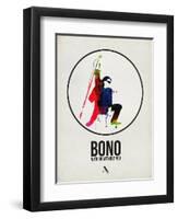 Bono Watercolor-David Brodsky-Framed Art Print