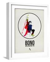 Bono Watercolor-David Brodsky-Framed Art Print