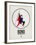 Bono Watercolor-David Brodsky-Framed Art Print