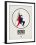 Bono Watercolor-David Brodsky-Framed Art Print