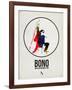 Bono Watercolor-David Brodsky-Framed Art Print