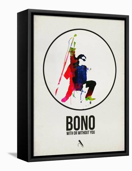 Bono Watercolor-David Brodsky-Framed Stretched Canvas