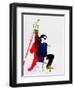 Bono Watercolor-Lora Feldman-Framed Art Print