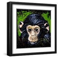 Bonobo Monkey-null-Framed Art Print