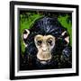 Bonobo Monkey-null-Framed Art Print