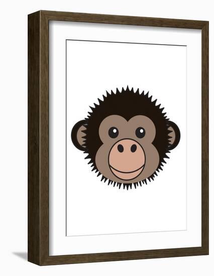 Bonobo-null-Framed Art Print