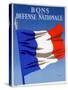 Bons De La Defense Nationale, French Poster, C1944-null-Stretched Canvas