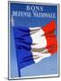 Bons De La Defense Nationale, French Poster, C1944-null-Mounted Giclee Print