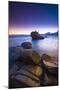 Bonsai Rock at sunset, Lake Tahoe, Nevada, USA-Russ Bishop-Mounted Photographic Print