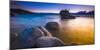 Bonsai Rock at sunset, Lake Tahoe, Nevada USA-Russ Bishop-Mounted Photographic Print