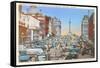 Bonsecours Market, Jacques Cartier Square, Montreal-null-Framed Stretched Canvas