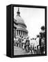 Bonus Army Marchers, 1932-null-Framed Stretched Canvas