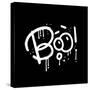 Boo Lettering in Urban Graffity Style. Print for Posters, Graphic Tee, Sweatshirt. Concept for Hall-Svetlana Shamshurina-Stretched Canvas