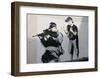 Boo!-Banksy-Framed Art Print