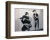 Boo!-Banksy-Framed Giclee Print