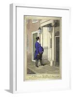 Boodle's Club, 1820-Isaac Cruikshank-Framed Giclee Print