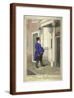 Boodle's Club, 1820-Isaac Cruikshank-Framed Giclee Print