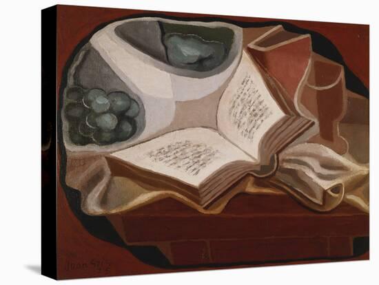 Book and Fruit Bowl-Juan Gris-Stretched Canvas