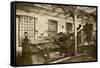 Book and Magazine Printing Press at Harper and Bros., New York City-null-Framed Stretched Canvas