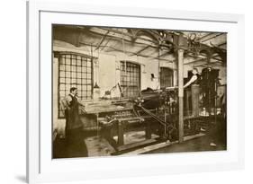 Book and Magazine Printing Press at Harper and Bros., New York City-null-Framed Giclee Print