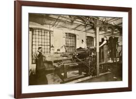 Book and Magazine Printing Press at Harper and Bros., New York City-null-Framed Giclee Print