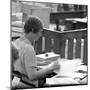 Book Binding Department of the White Rose Press, Mexborough, South Yorkshire, 1968-Michael Walters-Mounted Photographic Print