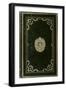 Book Binding with the Coat of Arms of Napoleon Bonaparte-null-Framed Giclee Print