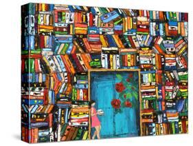 Book Cafe-Jukyong Park-Stretched Canvas