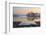 Book Concept Landscape of Lake in Mist with Sun Glow at Sunrise-Veneratio-Framed Photographic Print