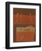 Book Cover 24-Qasim Sabti-Framed Art Print