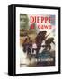 Book Cover for 'Dieppe at Dawn - the story of the Dieppe raid', 1956-Laurence Fish-Framed Stretched Canvas