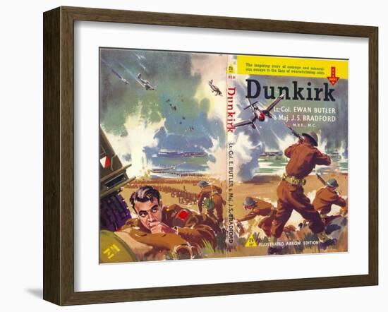 Book Cover for 'Dunkirk'-Laurence Fish-Framed Giclee Print