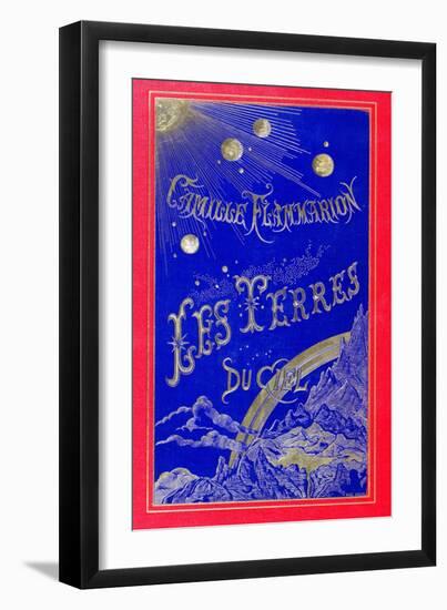 Book Cover for "Les Terres Du Ciel" Written by Camille Flammarion 1877-null-Framed Giclee Print