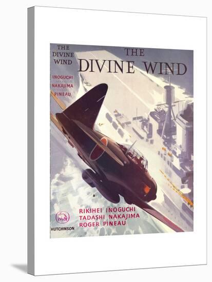 Book Cover for 'The Divine Wind', 1950s-Laurence Fish-Stretched Canvas