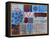 BOOK COVER Horizontal. 20-20 (4), 2020 (Acrylic)-Peter McClure-Framed Stretched Canvas