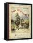 Book Cover of 'Don Quichotte' (Don Quixote)-Jules David-Framed Stretched Canvas