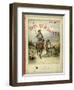 Book Cover of 'Don Quichotte' (Don Quixote)-Jules David-Framed Art Print